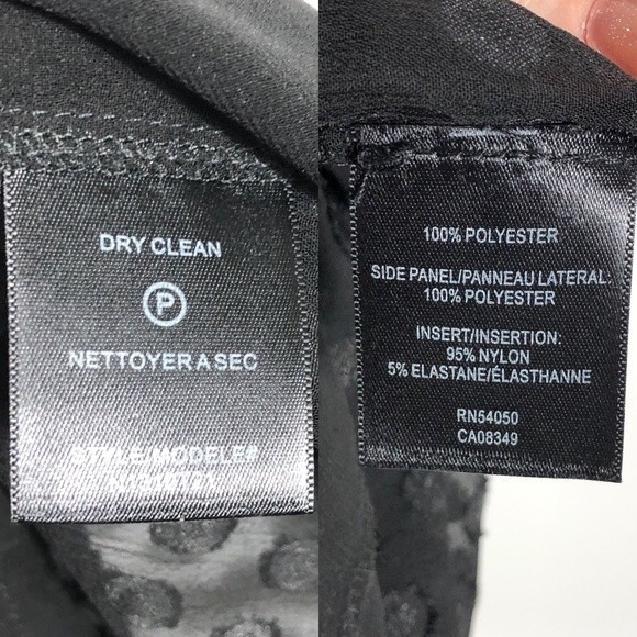 Robbi & Nikki Swiss Dot Sheer Sleeveless Blouse - Picture 5 of 8